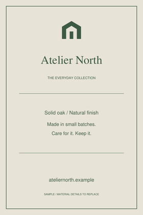 Product label design preview
